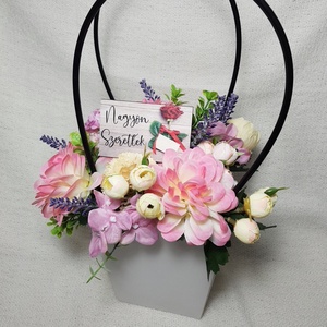 Virágdoboz - ajándék évfordulóra, születésnapra - otthon & életmód - dekoráció - virágdísz és tartó - virágbox, virágdoboz - Meska.hu