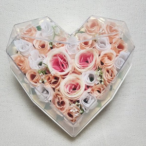 Szív alakú virágbox - otthon & életmód - dekoráció - Meska.hu