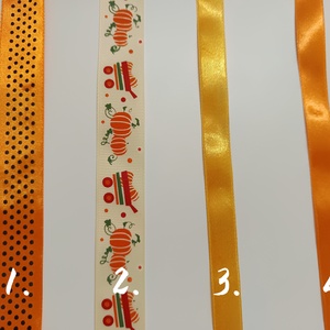 Őszi ajtódísz textil tökkel - otthon & életmód - dekoráció - ajtó- és ablak dekoráció - ajtódísz & kopogtató - Meska.hu