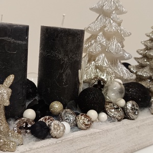 Adventi asztaldísz - karácsony - adventi díszek - adventi asztaldísz - Meska.hu