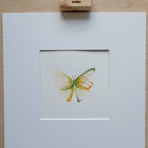 Pillangós akvarell kép - Meska.hu