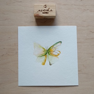 Pillangós akvarell kép - művészet - festmény - akvarell - Meska.hu