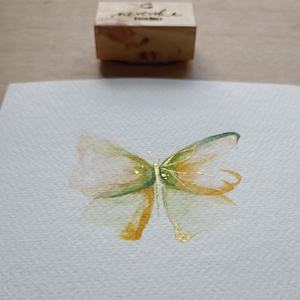 Pillangós akvarell kép - művészet - festmény - akvarell - Meska.hu