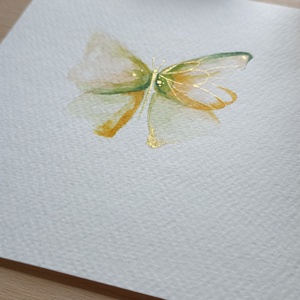 Pillangós akvarell kép - művészet - festmény - akvarell - Meska.hu