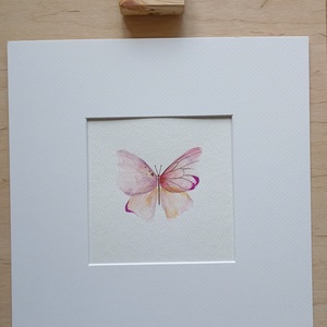 Pillangós akvarell kép - Meska.hu