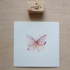 Pillangós akvarell kép - művészet - festmény - akvarell - Meska.hu