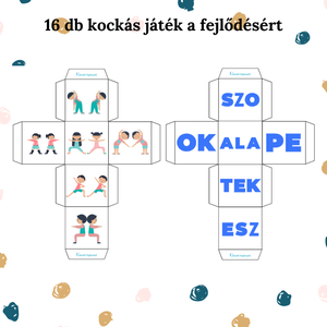 16 db kockás játék a fejlődésért - játék & sport - készségfejlesztő és logikai játék - oktató játékok - Meska.hu