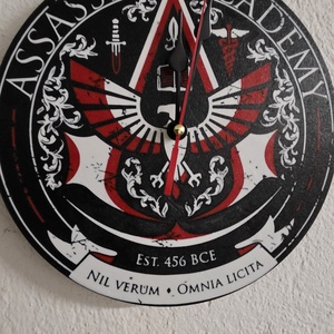 Assassin óra - otthon & életmód - dekoráció - fali és függő dekoráció - falióra & óra - Meska.hu