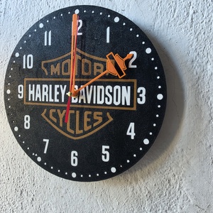 Harley Davidson falióra - otthon & életmód - dekoráció - fali és függő dekoráció - falióra & óra - Meska.hu