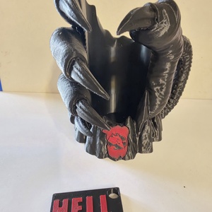 Demon Claw � Egyedi 3D Nyomtatott Energiaital Tartó Fogantyú és Nyitó - otthon & életmód - konyhafelszerelés, tálalás - italos kellékek - italtartó - Meska.hu