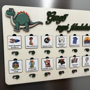 Gyermek feladatos tábla, jutalompont, motiváció  - otthon & életmód - babaszoba, gyerekszoba - babaszoba dekoráció - Meska.hu