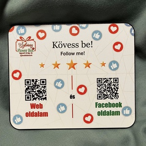 Okos tábla QR-kód és NFC eléréssel (google, facebook, instagram, tik-tok) - otthon & életmód - dekoráció - kép & falikép - táblakép - Meska.hu