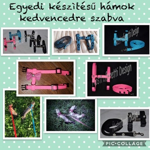 Egyedi kész�tésű hám szettek kedvenceknek! - otthon & életmód - kisállatoknak - kutyáknak - kutya nyakörv - Meska.hu