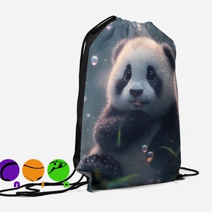 Egyedi készîtésű baby panda mintás vízhatlan Gym bag ,tornazsák!, Táska & Tok, Hátizsák, Tornazsák, Gymbag, Hímzés, Varrás, MESKA
