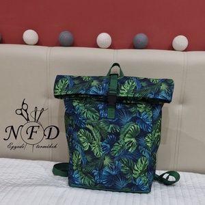 Repülős roll top hátizsák dzsungel mintával!l  - Meska.hu