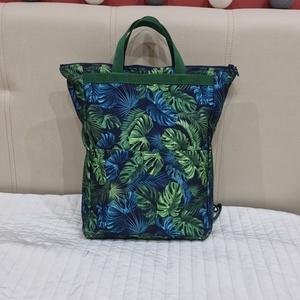 Repülős hátizsák-kézitáska dzsungel mintával!l , Táska & Tok, Hátizsák, Roll top hátizsák, Varrás, MESKA