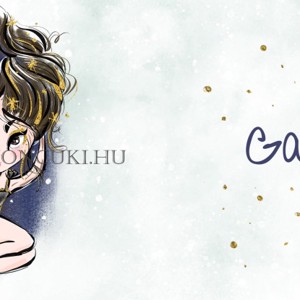 Személyre szabható - Barna hajú Csini Bak lány mintás bögre - otthon & életmód - konyhafelszerelés, tálalás - tálalás - bögre & csésze - Meska.hu