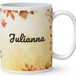 Névvel kérhető - Cuki őszi póni csüccs mintás bögre - otthon & életmód - konyhafelszerelés, tálalás - tálalás - bögre & csésze - Meska.hu