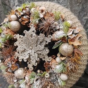 Karácsonyi kopogtató, karácsonyi ajtódísz  - karácsony - adventi díszek - adventi ajtódísz - Meska.hu