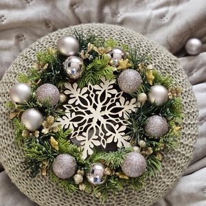 Karácsonyi Kopogtató,  ajtódísz  - karácsony - adventi díszek - adventi ajtódísz - Meska.hu