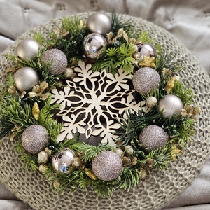 Karácsonyi Kopogtató,  ajtódísz  - karácsony - adventi díszek - adventi ajtódísz - Meska.hu