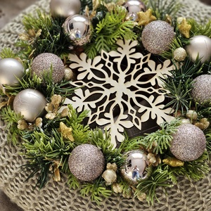Karácsonyi Kopogtató,  ajtódísz  - karácsony - adventi díszek - adventi ajtódísz - Meska.hu