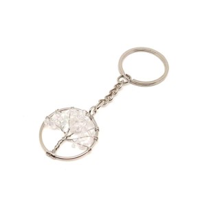 Életfa drótos Hegyikristály kulcstartó 3cm, Táska & Tok, Kulcstartó & Táskadísz, Kulcstartó, , MESKA