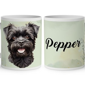 Névvel kérhető - Fekete Affenpinscher portré mintás bögre, Otthon & Életmód, Konyhafelszerelés, tálalás, Tálalás, Bögre & Csésze, , MESKA