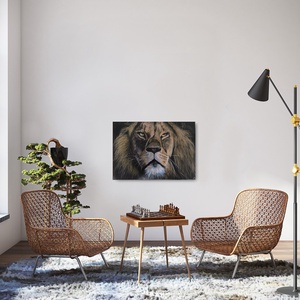 Oroszlán festmény - művészet - festmény - akril - Meska.hu