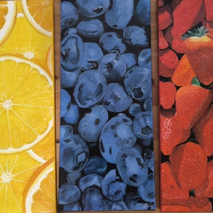 Gyümölcsök festmény sorozat, Művészet, Festmény, Olajfestmény, Festészet, MESKA