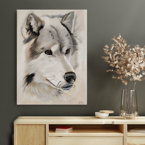 Farkas festmény - művészet - festmény - olajfestmény - Meska.hu