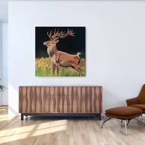 Szarvas festmény - Meska.hu