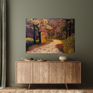 Őszi tájkép festmény - Meska.hu