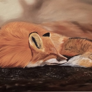 Csendes Pihenő � Eredeti, kézzel festett alkotás - művészet - festmény - olajfestmény - Meska.hu