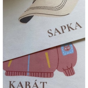 Ruhadarabok tanulókártya csomag - játék & sport - táblajáték és kártyajáték - kártya - Meska.hu