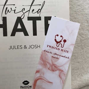 Twisted Hate inspirálta könyvjelző - könyv & zene - könyvjelző - Meska.hu