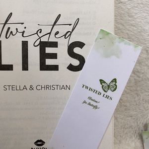 Twisted Lies inspirálta könyvjelző - Meska.hu