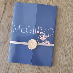 Meghívó kihajtós - Meska.hu