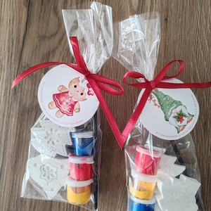 Karácsonyi gipsz kifestő  - diy (csináld magad) - egységcsomag - Meska.hu