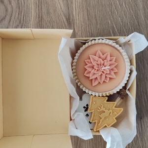 Szójaviaszból gyertya box karácsony - esküvő - dekoráció - gyertya & gyertyatartó - Meska.hu