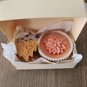 Szójaviaszból gyertya box karácsony - esküvő - dekoráció - gyertya & gyertyatartó - Meska.hu