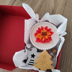 Karácsonyi gyertya box, Esküvő, Dekoráció, Gyertya & Gyertyatartó, Gipszöntés, Gyertya-, mécseskészítés, MESKA