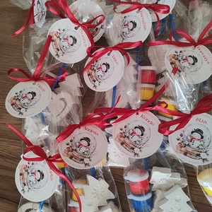 Karácsonyi gipsz kifestő  - diy (csináld magad) - egységcsomag - Meska.hu