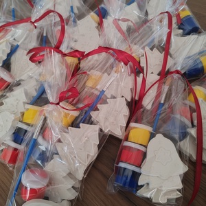 Karácsonyi gipsz kifestő  - diy (csináld magad) - egységcsomag - Meska.hu