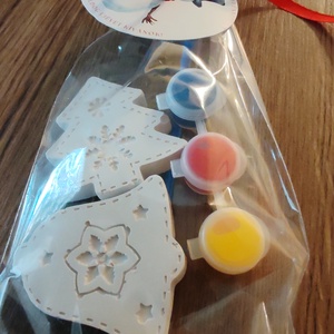 Karácsonyi gipsz kifestő  - Meska.hu