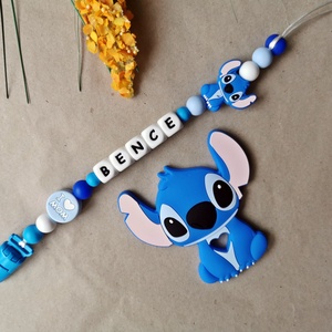 Rágcsalánc névvel - Stitch rágókával - játék & sport - 3 éves kor alattiaknak - rágóka - Meska.hu