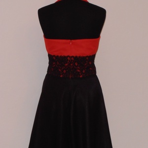 Csipkés alkalmiruha két színben - diy (csináld magad) - szabásminta, útmutató - Meska.hu