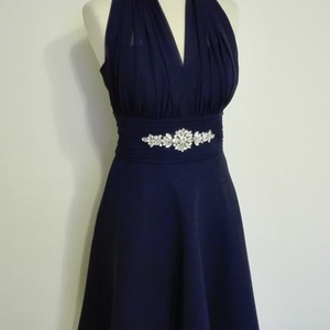 Sötétkék színű alkalmi ruha -  - Meska.hu