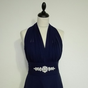 Sötétkék színű alkalmi ruha -  - Meska.hu