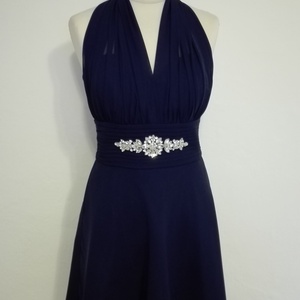 Sötétkék színű alkalmi ruha -  - Meska.hu